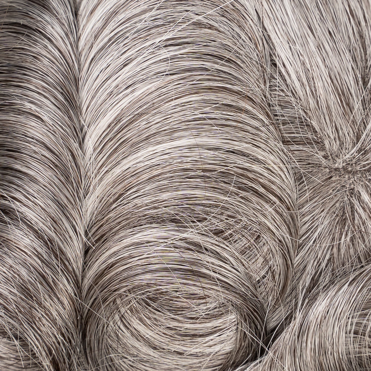 Poly Hair System with Medium Density for Natural-Looking Hair Restoration and Coverage