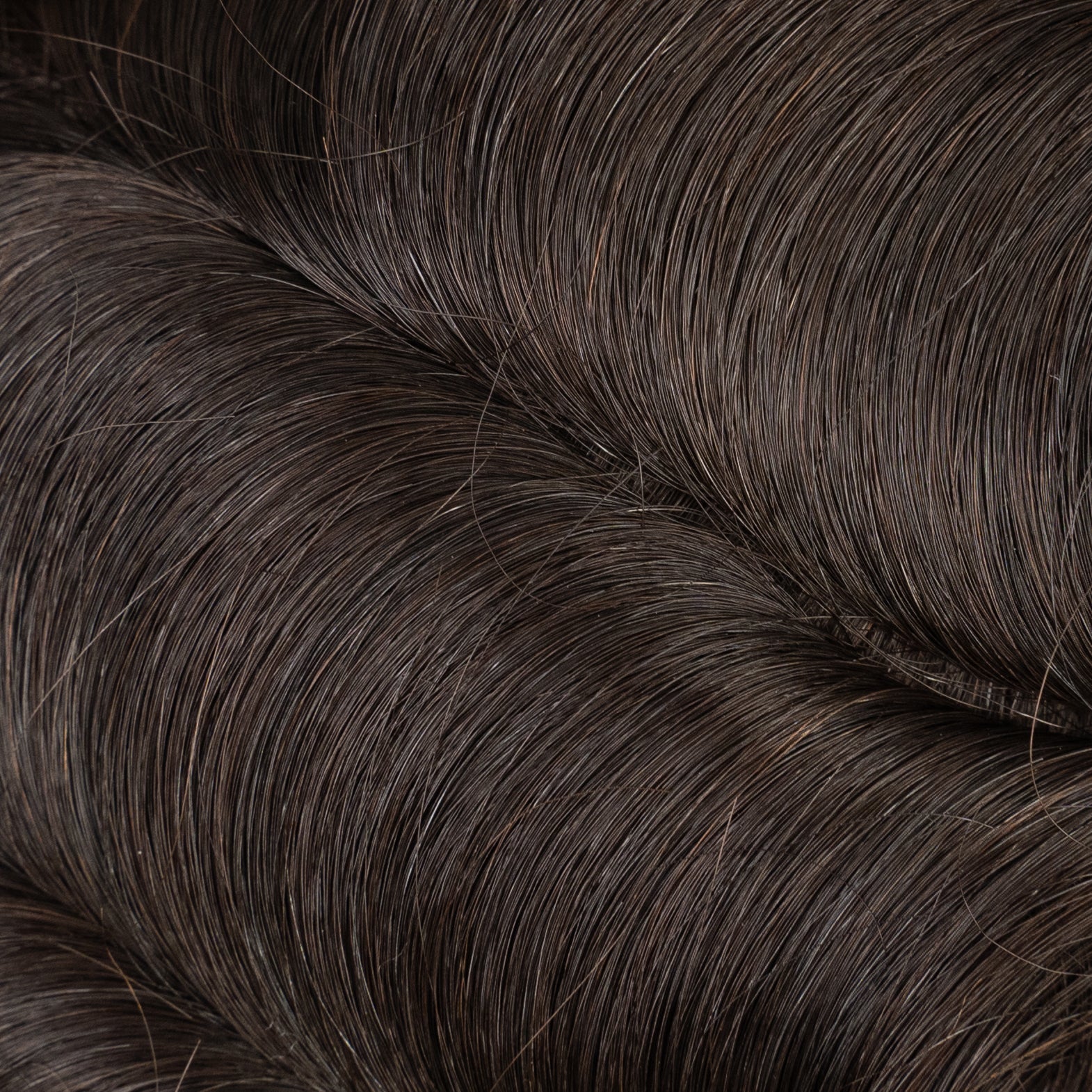 High-quality Poly Hair System with medium density for natural and seamless hair integration and coverage