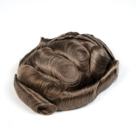 Poly Hair Systems with Medium Density for Natural Looking Hair Replacements