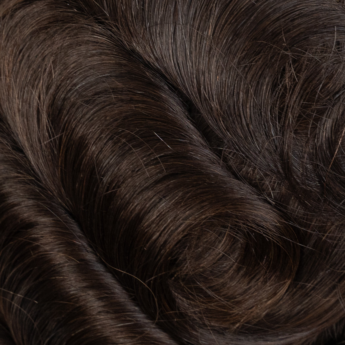 Medium density lace hair system with natural-looking hair for seamless integration