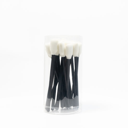 Black sponge applicator pack with soft and durable material for makeup application