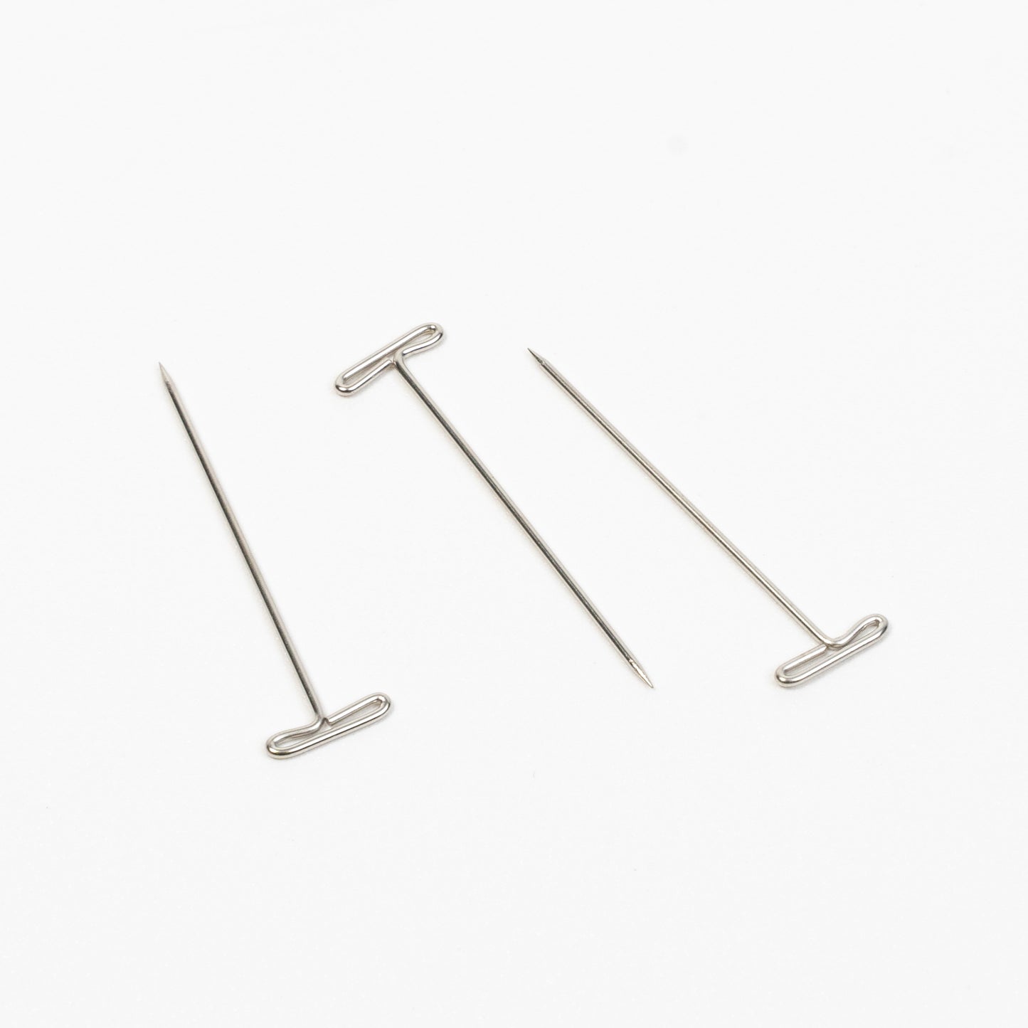 Pack of T-Pins for securing documents and fabric to surfaces