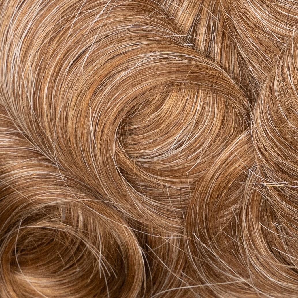 Medium density lace hair system for natural-looking and comfortable hair replacement