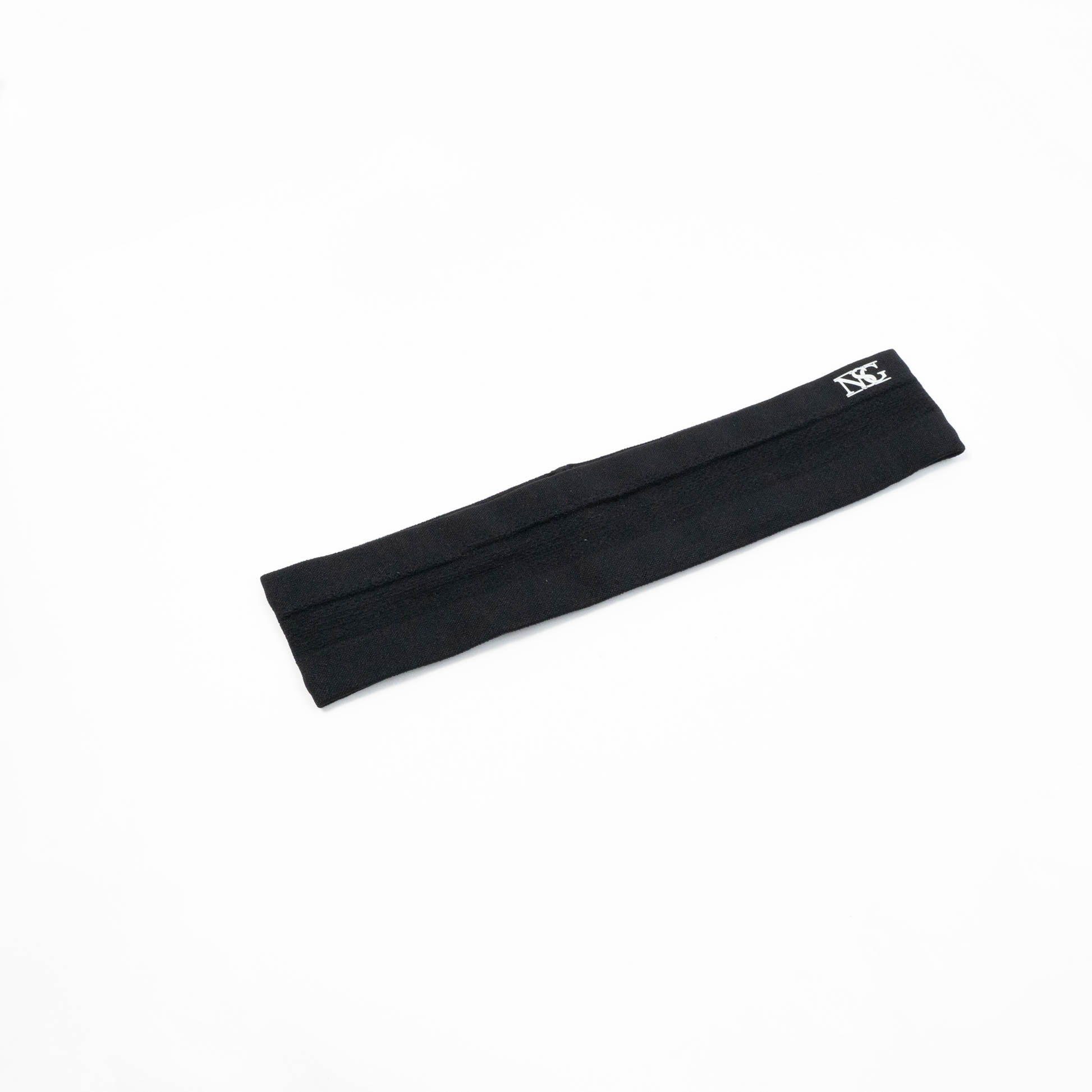 NSG Headband in white with stylish and comfortable design for workouts
